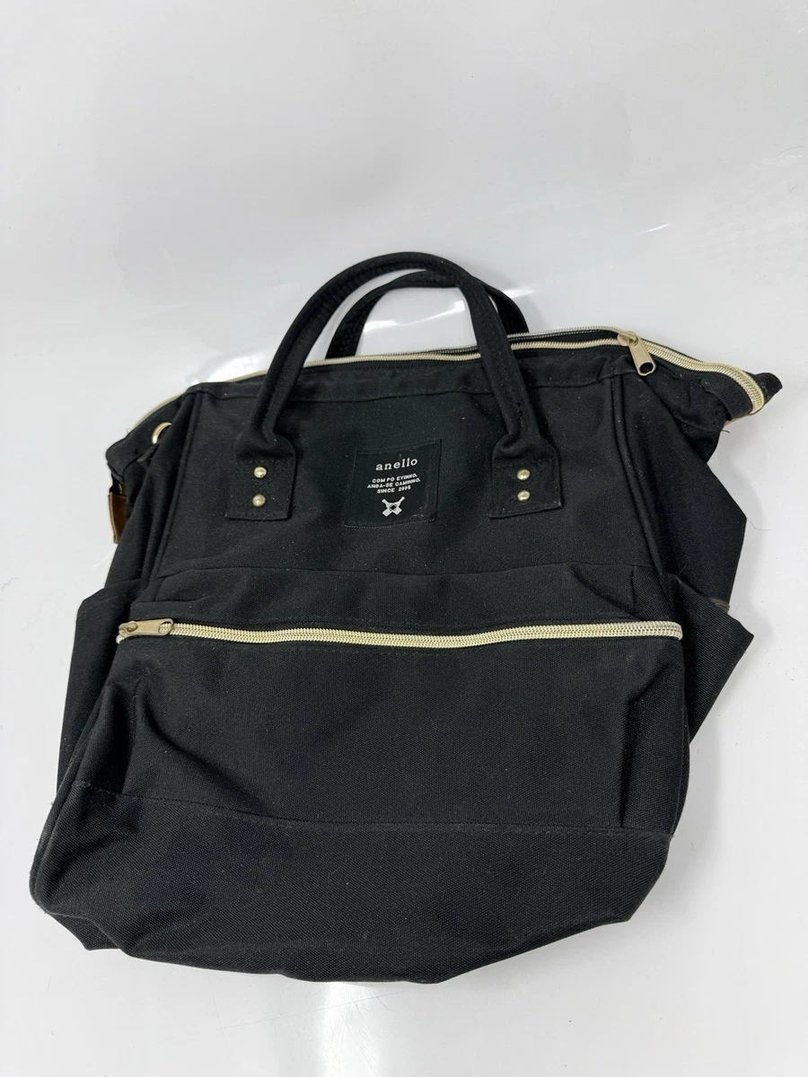 Anello Kuchigane Canvas Floral Backpack Japanese design hinged mouth Retro Anello backpack canvas - Gem main image 4