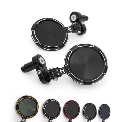CNC Bar-End Mirrors for Kawasaki Ninja 400/650/Z400 (Anti-Glare