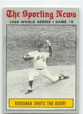 1970 Topps #309 World Series Game 5 EX-EXMINT
