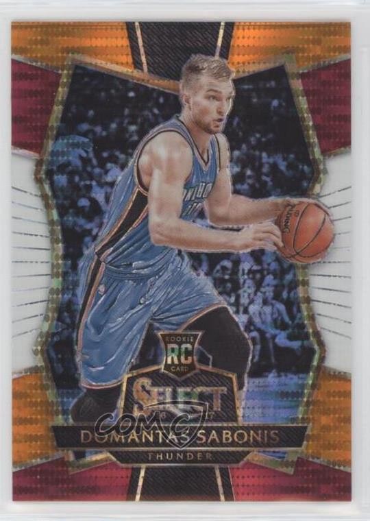 2016 Panini Select Premier Level Tri-Color Prizm Domantas Sabonis Rookie RC 13w9