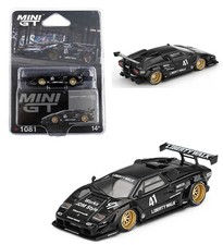 Mini GT 1:64 Lamborghini Countach LB-WORKS Black Diecast Model Car MGT01081-3F