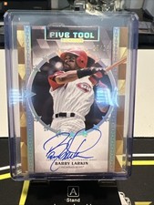 Barry Larkin Auto 2024 Five Star On Card Gold Bookend 25/25 Five Tool Player