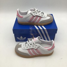 Adidas Samba OG CF EL I Kids Toddler Sneakers White Pink Gum JQ2028 Size 10K NEW