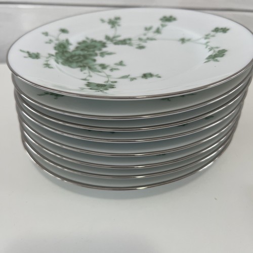 8 NORITAKE IRELAND TIPPERARY silver trim Ireland BREAD PLATE 6.25" - Picture 6 of 10