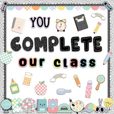 91 Pcs Composition Notebook Classroom Decor Welcome Back to School Bulletin Boar