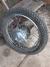 YAMAHA CT 175 DT175 AT1 125 Rear Wheel & Brake Plate.