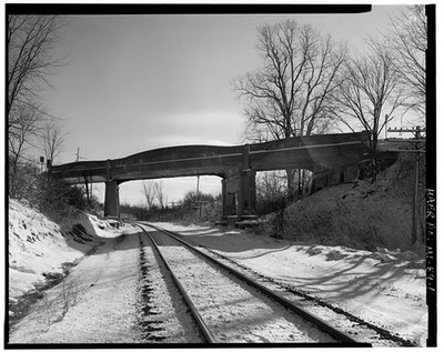 Genesee Road Bridge,Grand Trunk Western Railroad Tracks,Lapeer,Michigan,MI