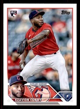 2023 Topps Series 2 Xzavion Curry #513 Rookie Cleveland Guardians