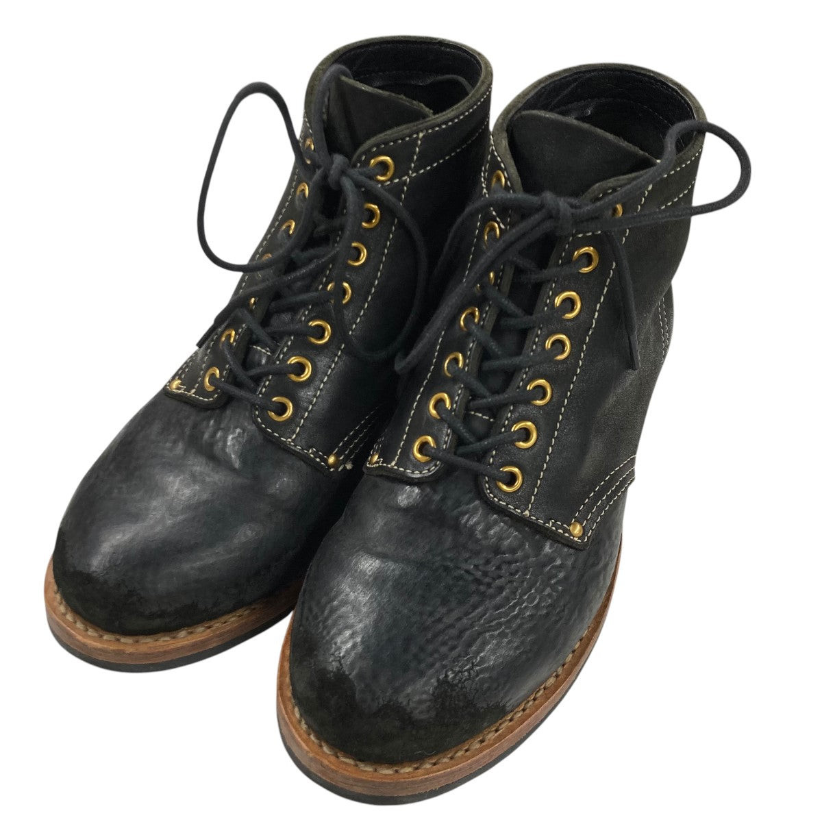 VISVIM Boots 23AW BRIGADIER BOOTS-FOLK Leather Black Size 9 VISVIM Boots 23AW BRIGADIER BOOTS-FOLK Leather Black Size 9