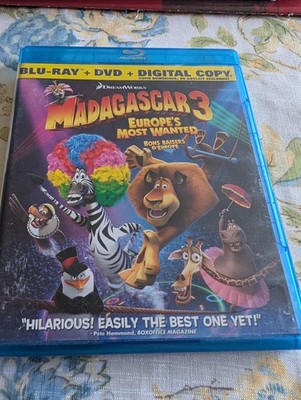 Madagascar 3: Europes Most Wanted (Blu-ray, 2012)