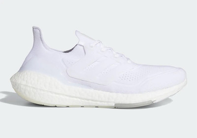 Adidas Ultraboost 21  Triple White  Mens Size US 9 Casual Running Shoes New 