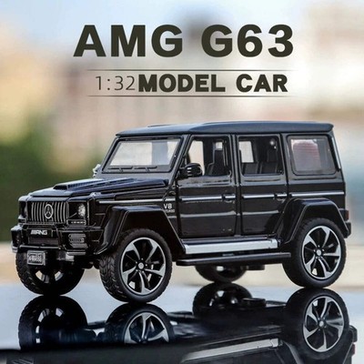 1:32 Mercede Benz G63 Miniatures Offroad SUV Alloy Metal Diecast Modellauto Soun