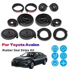 Door Rubber Seal Strip Weather Draft Wind Noise Reduction Trim For Toyota Avalon