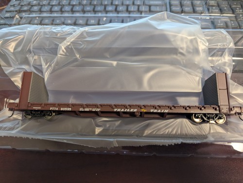 Remolque Walthers Mainline HO 60' mamparo vagón plano tren PTX 90595 #910-5818 | Zustand: New