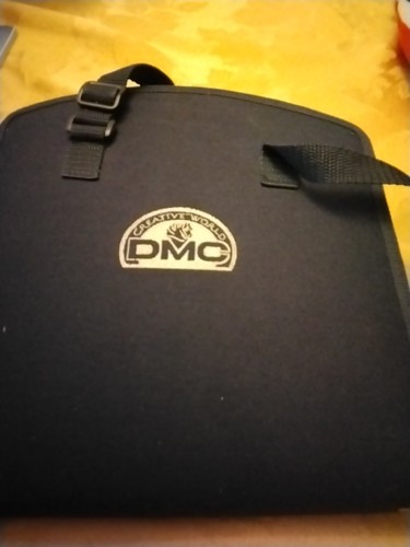 DMC Creative World Floss Carrying Case Binder Bag Holder + Extra Floss 10"x 9.5"