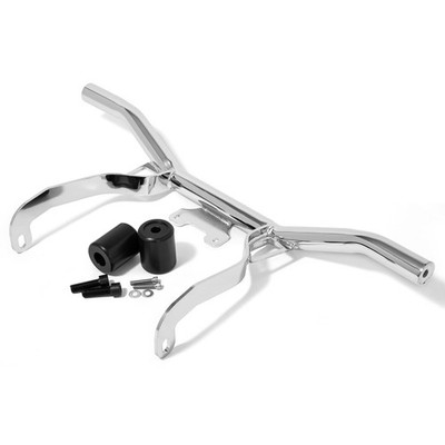 Highway Peg Crash Bar Engine Guard For Harley Touring Road Street Glide 2014-up