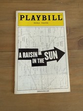 A Raisin in the Sun Broadway Playbill April 2004 Diddy Rashad Nathan