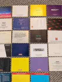 Lote 28 Nintendo NES Manual de instrucciones Folleto Contra Mario Battletoads WURM