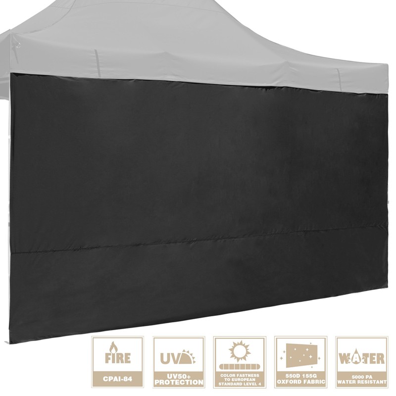InstaHibit Side Wall for 10x15FT EZ Pop Up Canopy Tent UV50+ Patio Sun Closeout
