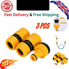 3 Packs Garden Water Hose Pipe Tap Connector Conection Fitting Adaptor Hoselock