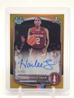 HAILEE SWAIN 2025-26 BOWMAN CHROME U GOLD 1ST ROOKIE AUTO /50 Q2277