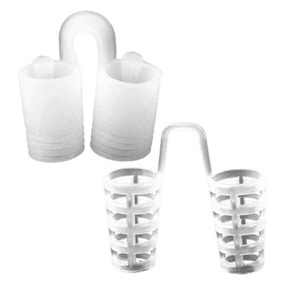 4-Pack Anti Snore Nose Clip Stop Snoring Device Sleep Aids Cones Ease Breathing