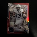 2025 Bowman Chrome University Football Red Refractor Kaytron Allen #70