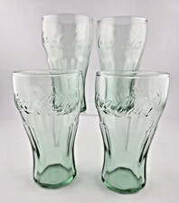 Juego de 4 vasos de Coca Cola vintage de 4,5 pulgadas Mini vasos de jugo Libbey