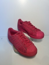 Adidas Superstar Hot Pink Suede Shell Toe Sne...