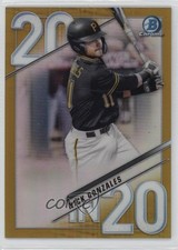 2020 Bowman Draft 20 in '20 Gold Refractor /50 Nick Gonzales #20IN20-NG 11b4