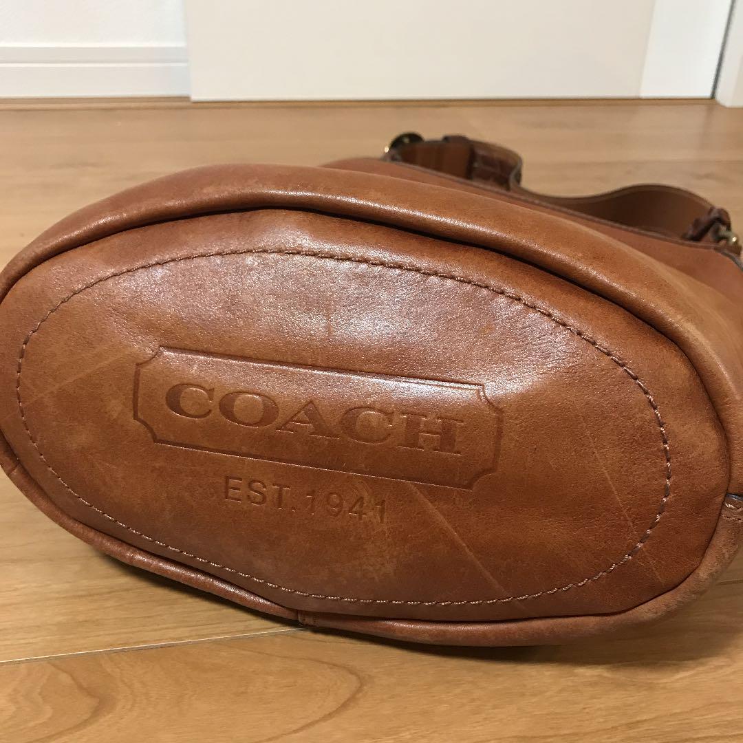 希少 】COACH ブリーカー ラージダッフル レザーショルダー 11423