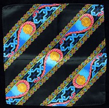 Rush Limbaugh Men's Pocket Square Handkerchief Wedding Dress Silk Geo Hanky