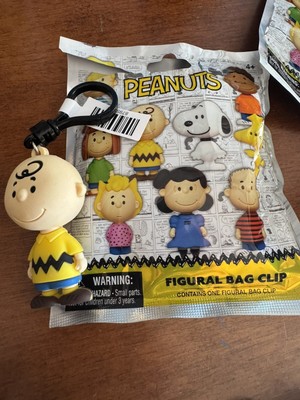 PEANUTS SERIES 1 FIGURAL BAG CLIP *CHARLIE BROWN* MONOGRAM NEW Open Bag Series 1