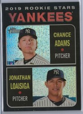 2019 Heritage THC189 Chance Adams / Jonathan Loaisiga black refractor 29/70