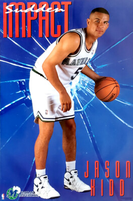 Jason Kidd SUDDEN IMPACT Dallas Mavericks 1995 Costacos Brothers