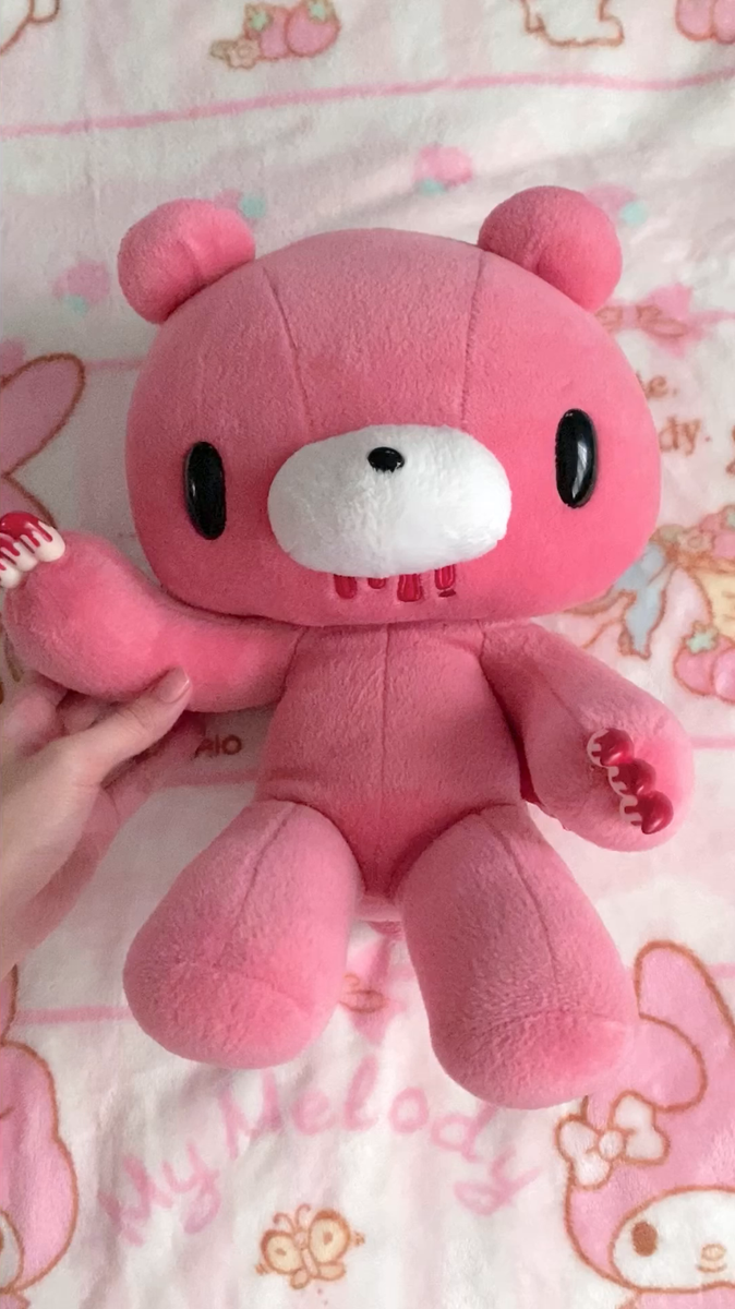 くまp様 Chax GP Gloomy The Naughty Grizzly Bear Plush Doll chubby shape