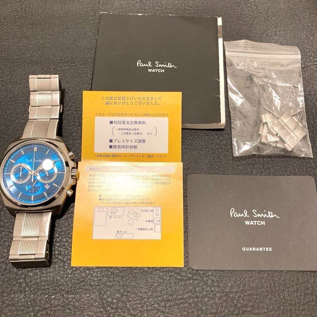 AUTH Paul Smith Watch Final Eyes Chronograph Archives