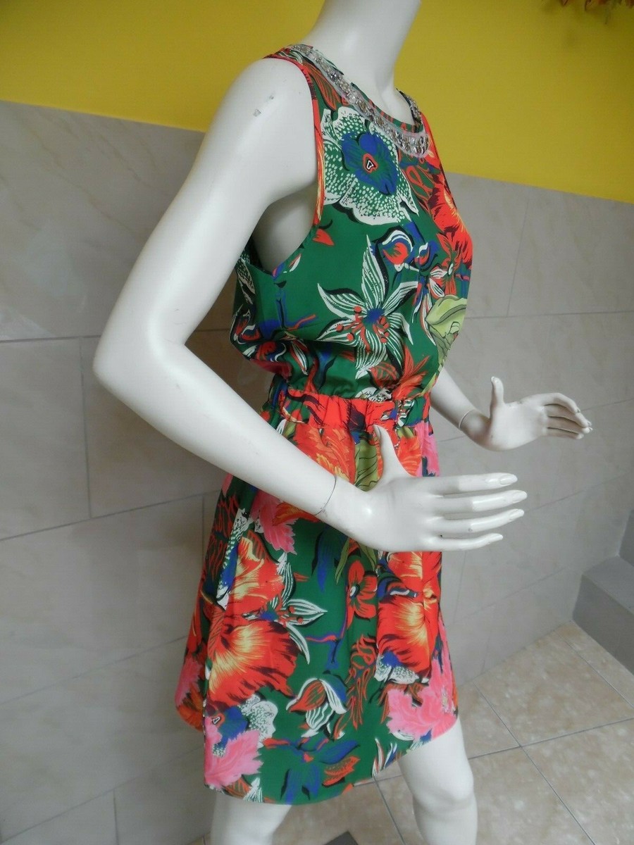 Desigual Robe Virginia en jean et à fleurs pour femme