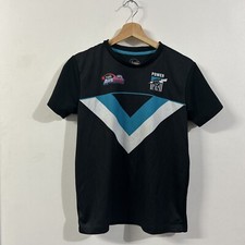 AFL - Port Adelaide NAB AUS Kick Youth Size 12 Unisex Shirt - GC - Go Port !