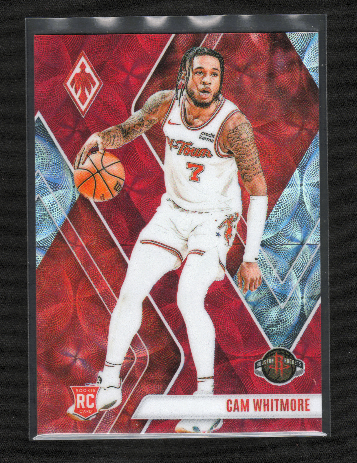 2023-24 Phoenix #294 Rockets Rookie Cam Whitmore International Red Scope RC /75