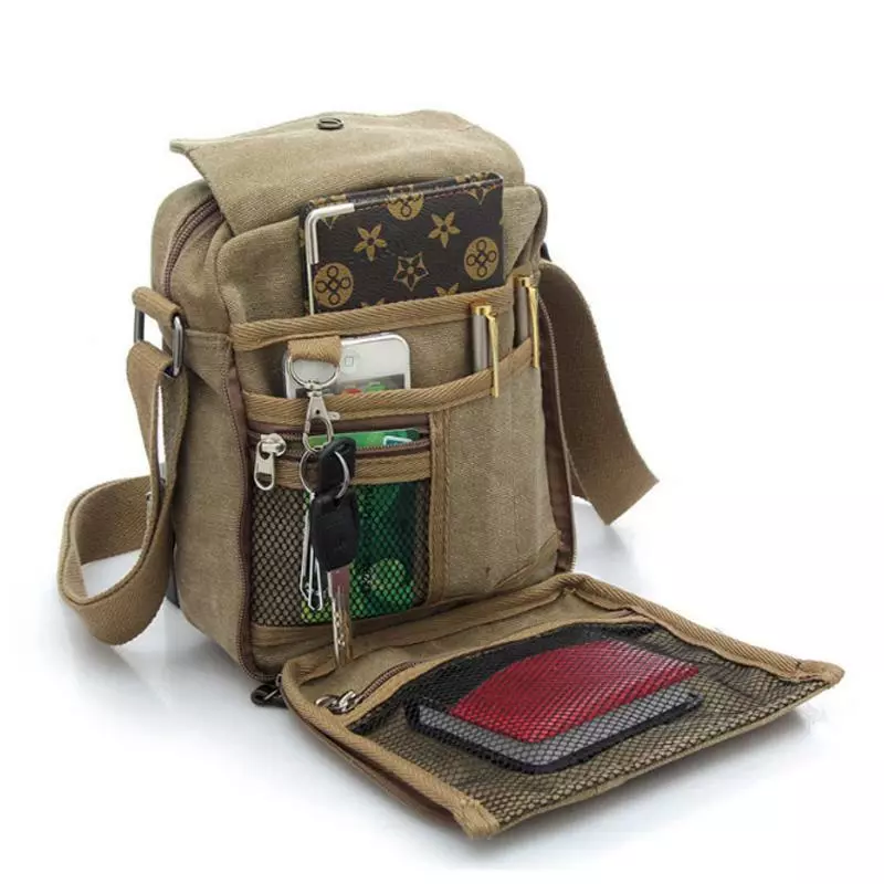 Valencia canvas shoulder best sale bag