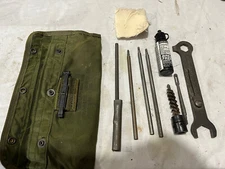 Nam War Cleaning Rod Set For 7.62 Gpmg Weapon With Combo Tool Rod Set And Pouch