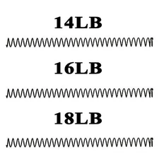 1911 lot 3X recoil spring kit, government size, 14LB, 16LB, 18LB recoil springs
