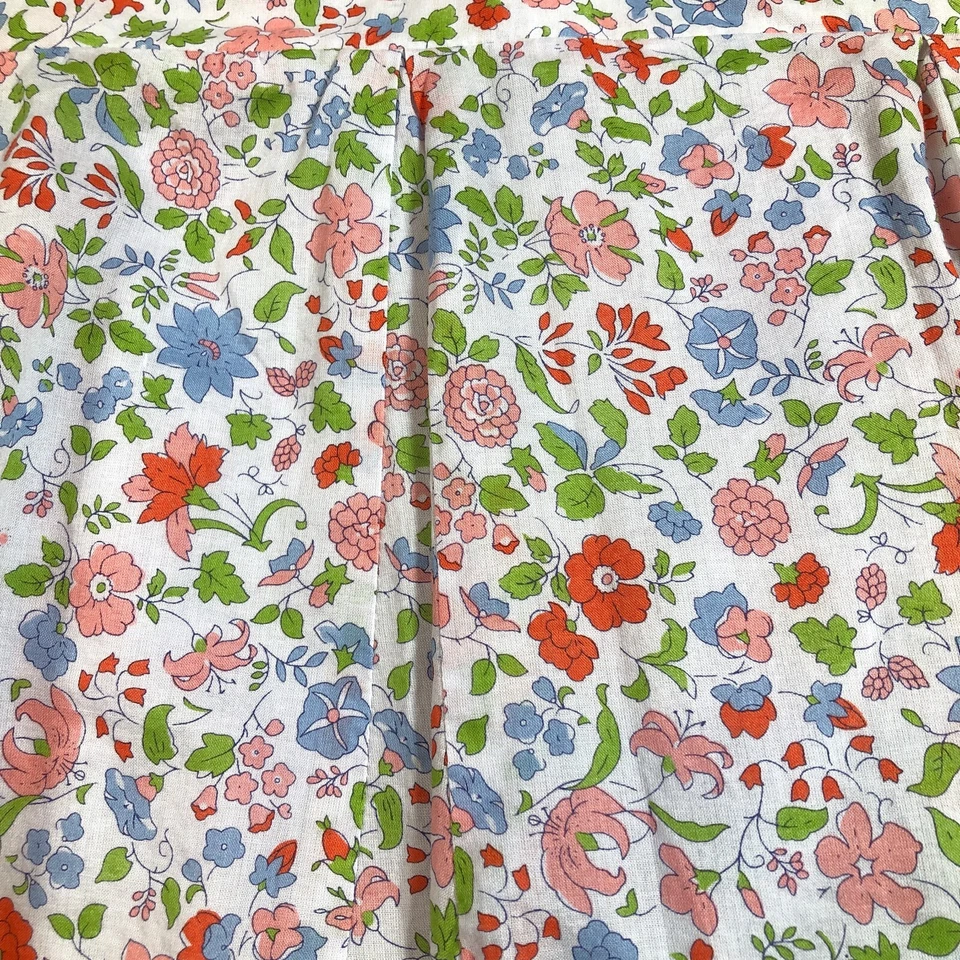 Женская юбка American Eagle размер M белая с цветочным рисунком со сборками и плиссированной эластичной талией - Изображение 2 из 4