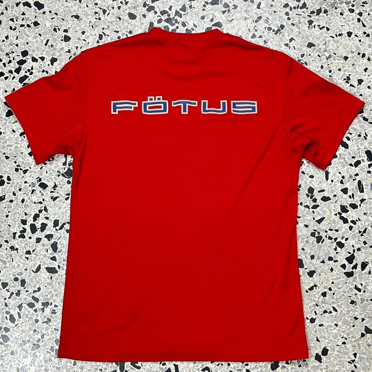FOTUS VINTAGE Y2K REFLECTIVE LOGO JERSEY TEE | eBay
