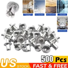 500 PCS -Aluminum Drive Rivets Blind Drive Rivet Expansion nail USA SELLER