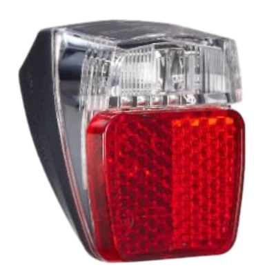 Fahrrad Rücklicht Rückleuchte Fahrradlampe hinten Reflektor für E-Bike 6-12V - Bild 1 von 3