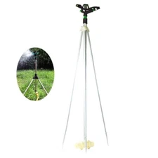 TECHTONGDA Tripod with Sprinkler Head Garden Watering Tool Hooks to Hose