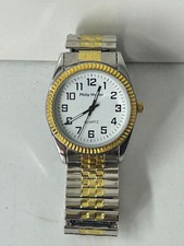 Philip Mercier POR11312 Unisexuhr Gold und Silber Metall Quarz