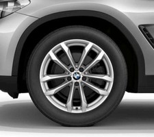 BMW G01 X3 G02 X4 M40i OEM 691 Stile V-Spoke 19 " Ruote Con Inverno Tires Nuovo